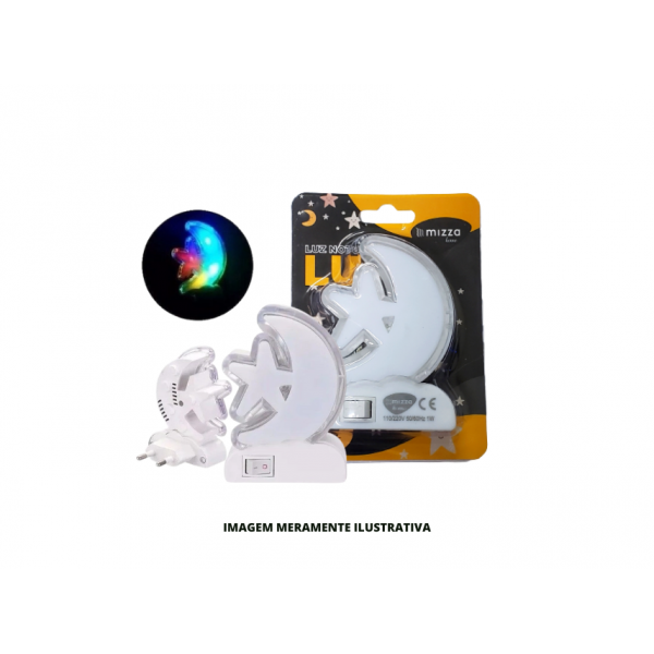 LUZ NOTURNA - MIZZA HOME - 110/220V LUA